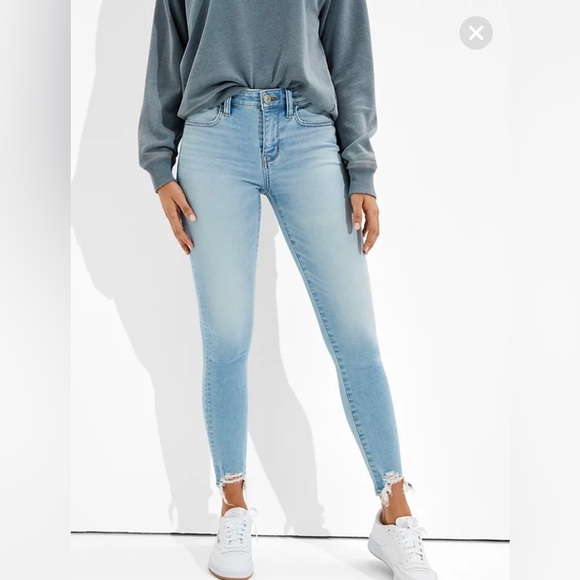 American Eagle Blue Jeans / Jeggings - Soft Knit - Picture 1 of 9